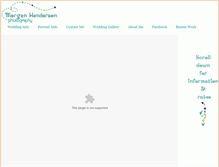 Tablet Screenshot of information.morganhendersonphotography.com